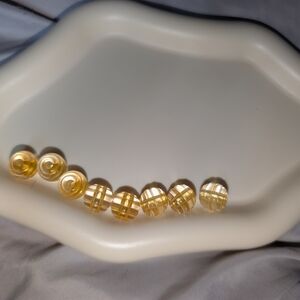 Elegant Gold Stud Earrings